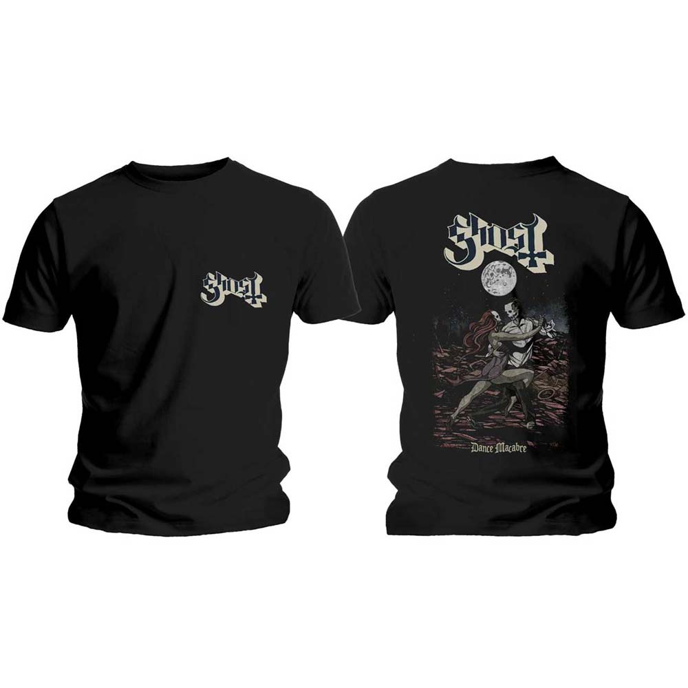 Tričko Ghost - Dance Macabre Cover & Logo, Unisex,Čierna,XXL