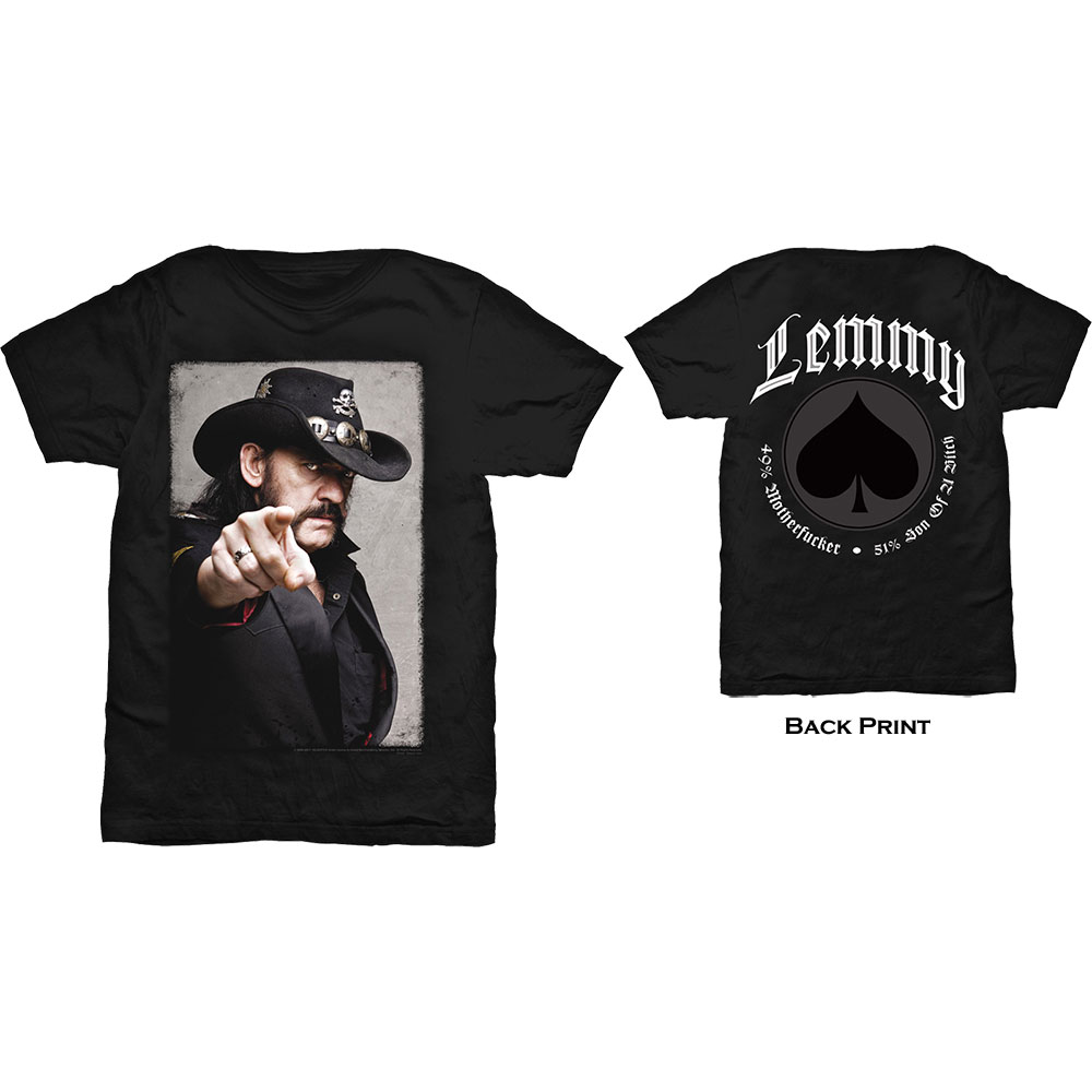 Tričko Lemmy - Pointing Photo, Unisex,Čierna,XXL
