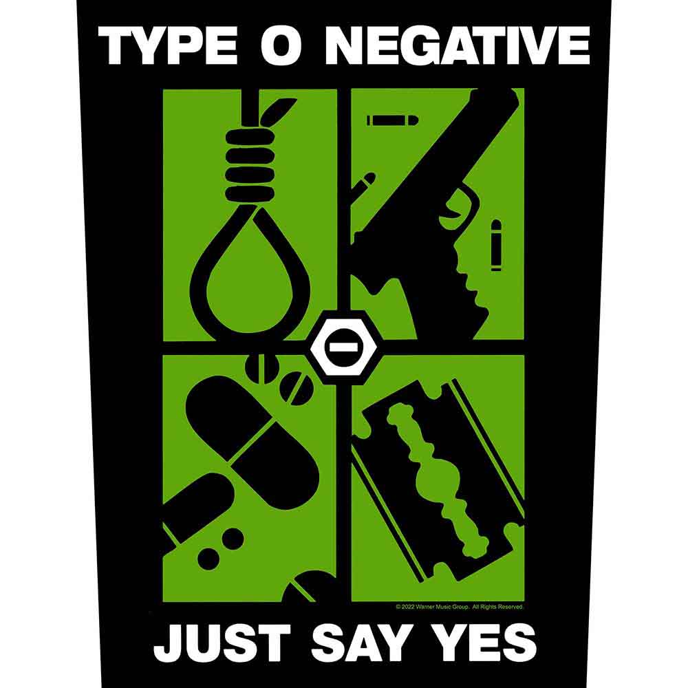 Nažehlovačka Type O Negative - Just Say Yes