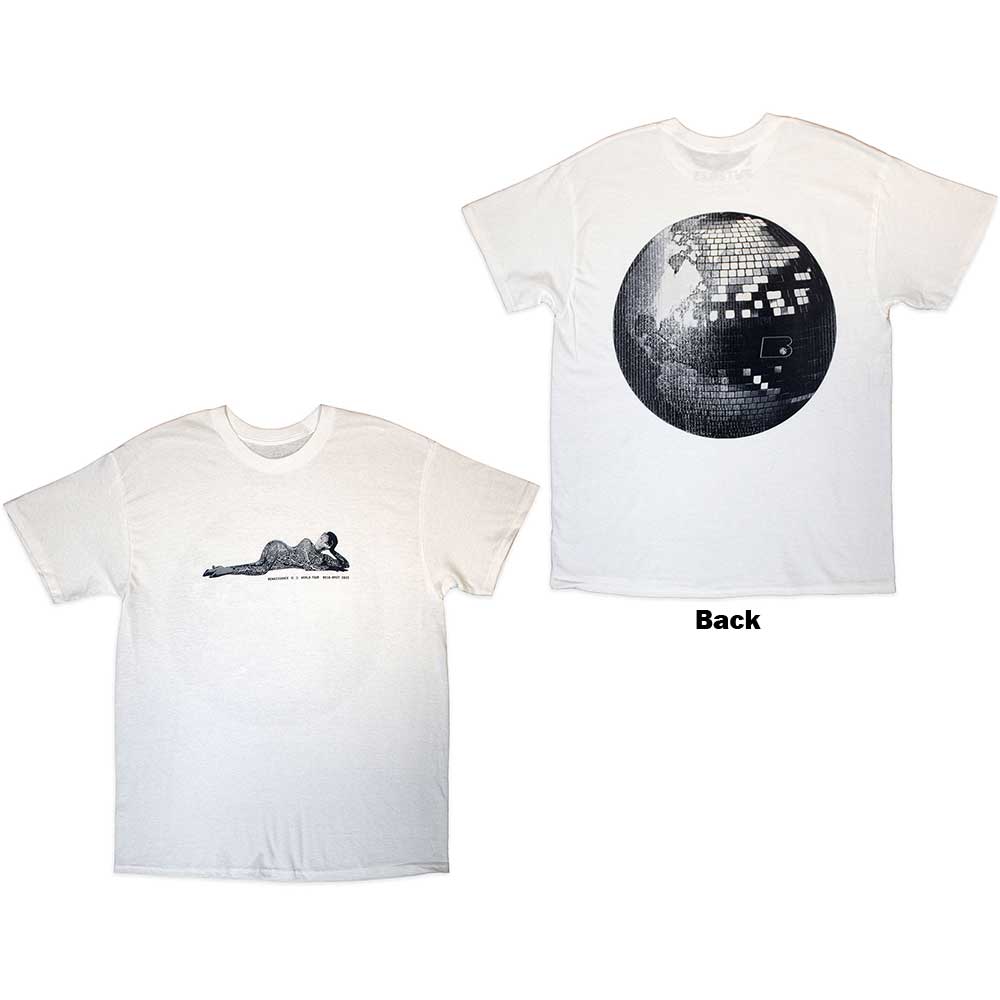 Tričko Beyoncé - Worldwide Renaissance Tour 2023, Unisex,Biela,S