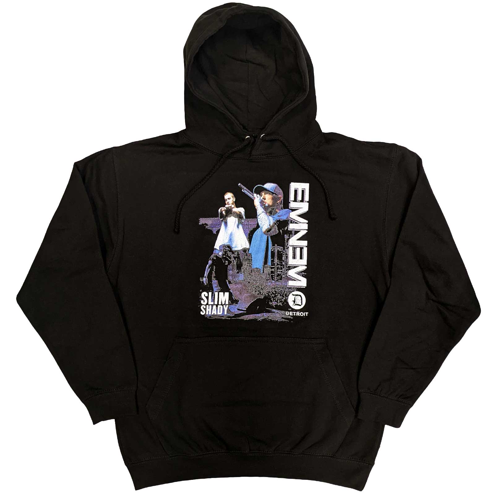 Mikina Eminem - Detroit, Unisex,Čierna,XXL