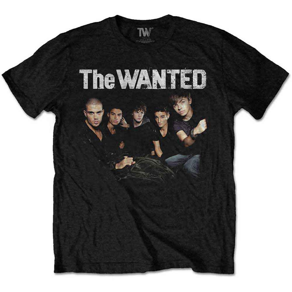 Tričko The Wanted - Retro, Unisex,Čierna,XXL