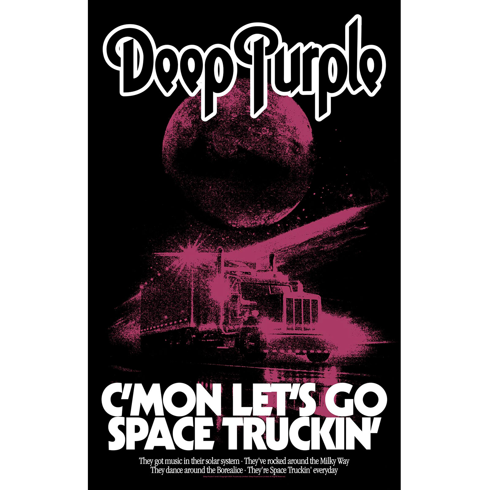 Plagát Deep Purple - Space Truckin'