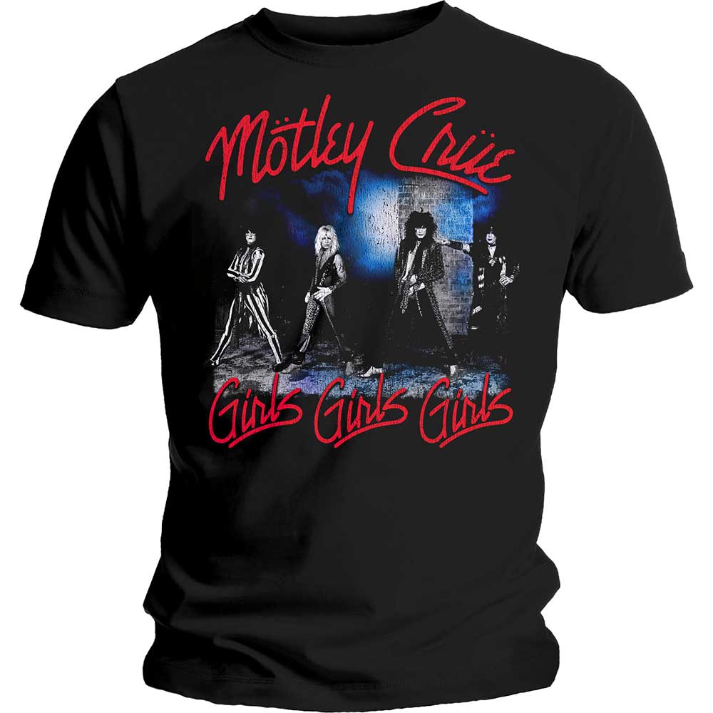 Tričko Motley Crue - Smokey Street, Unisex,Čierna,XXL