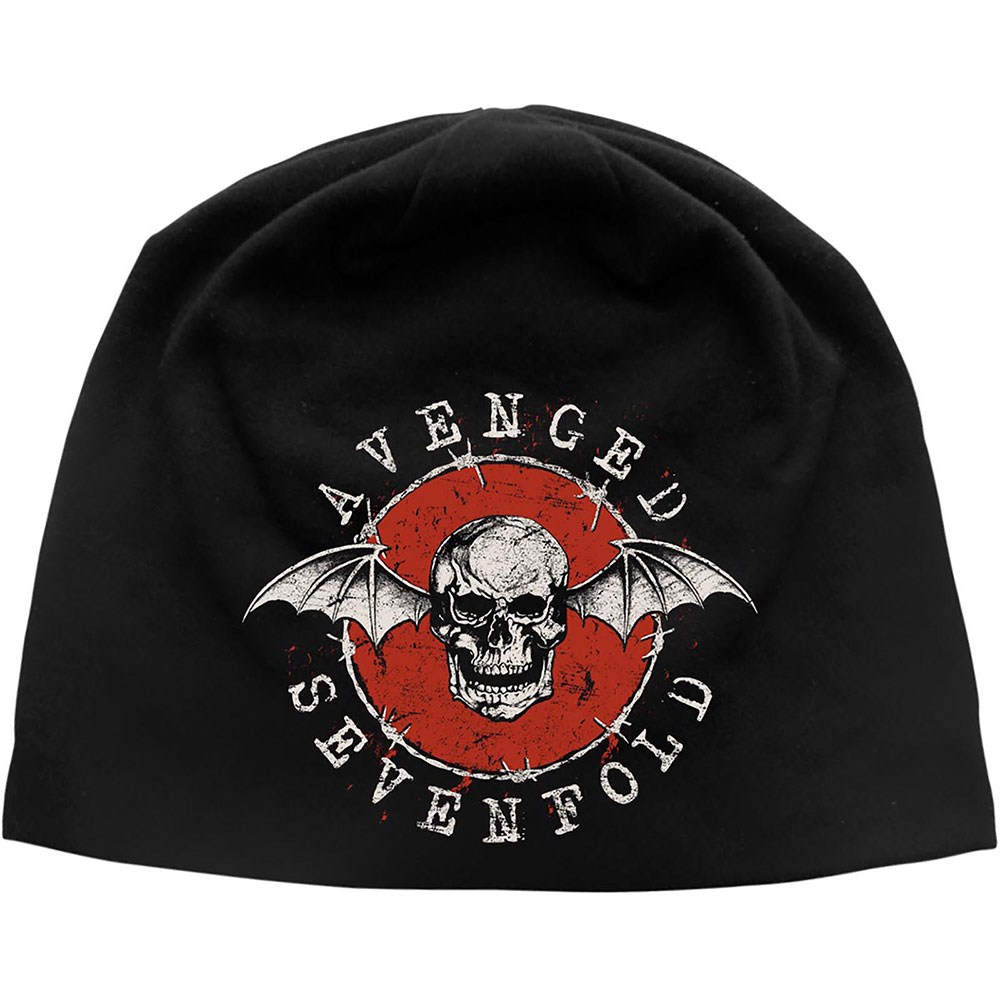 Čapica Avenged Sevenfold A7X - Distressed Bat, Unisex,Čierna,Univerzálna