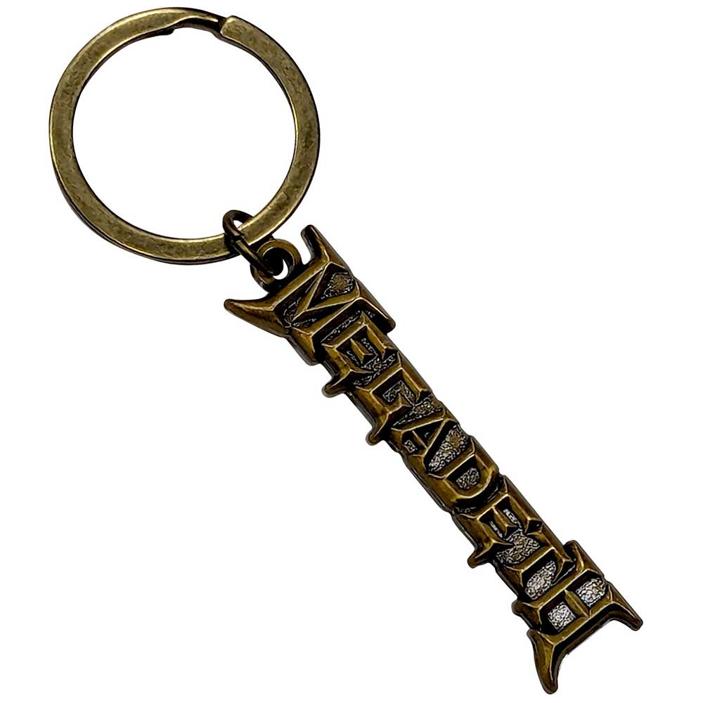 Kľúčenka Megadeth - Gold Logo v2