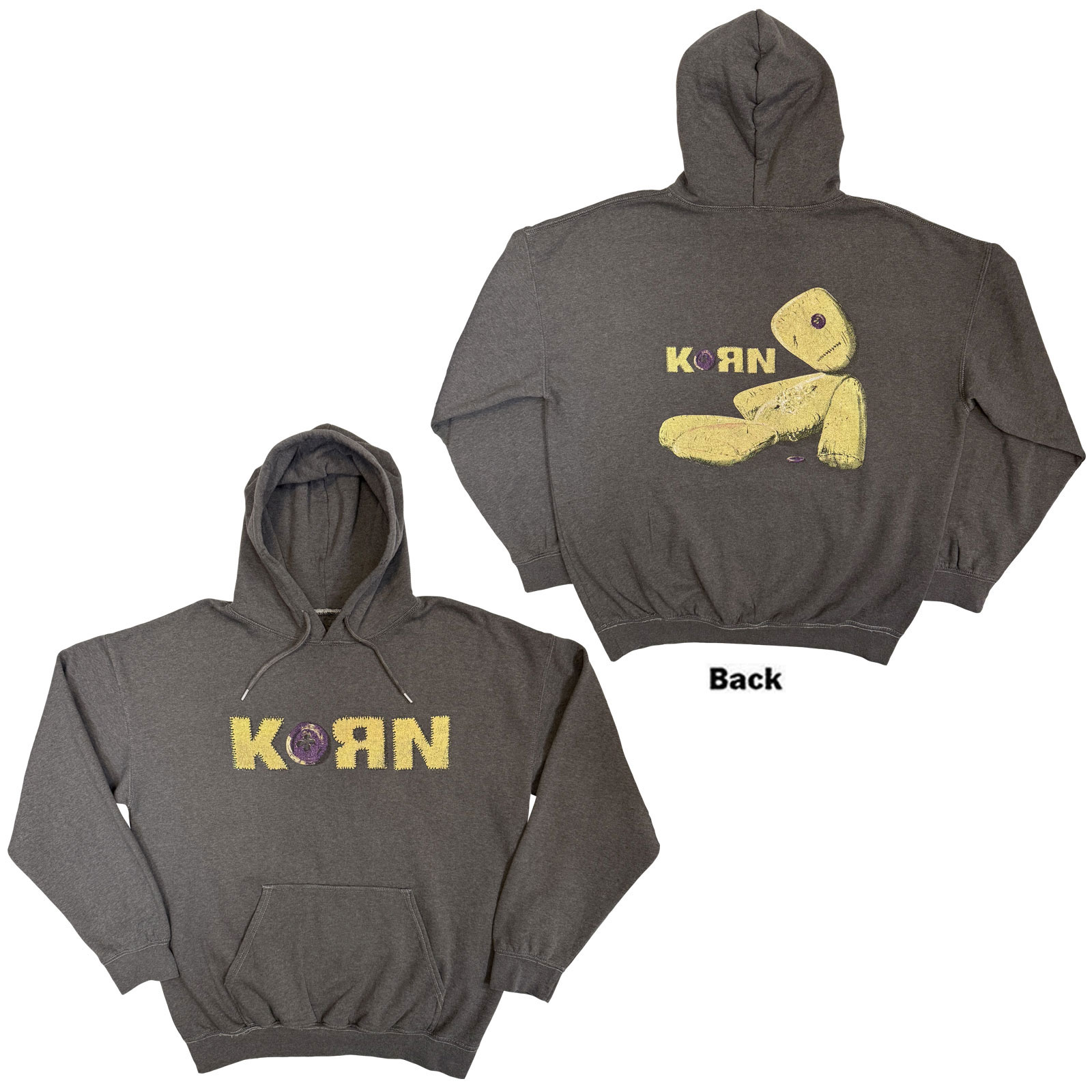 Mikina Korn - Doll Issues, Unisex,Šedá,M