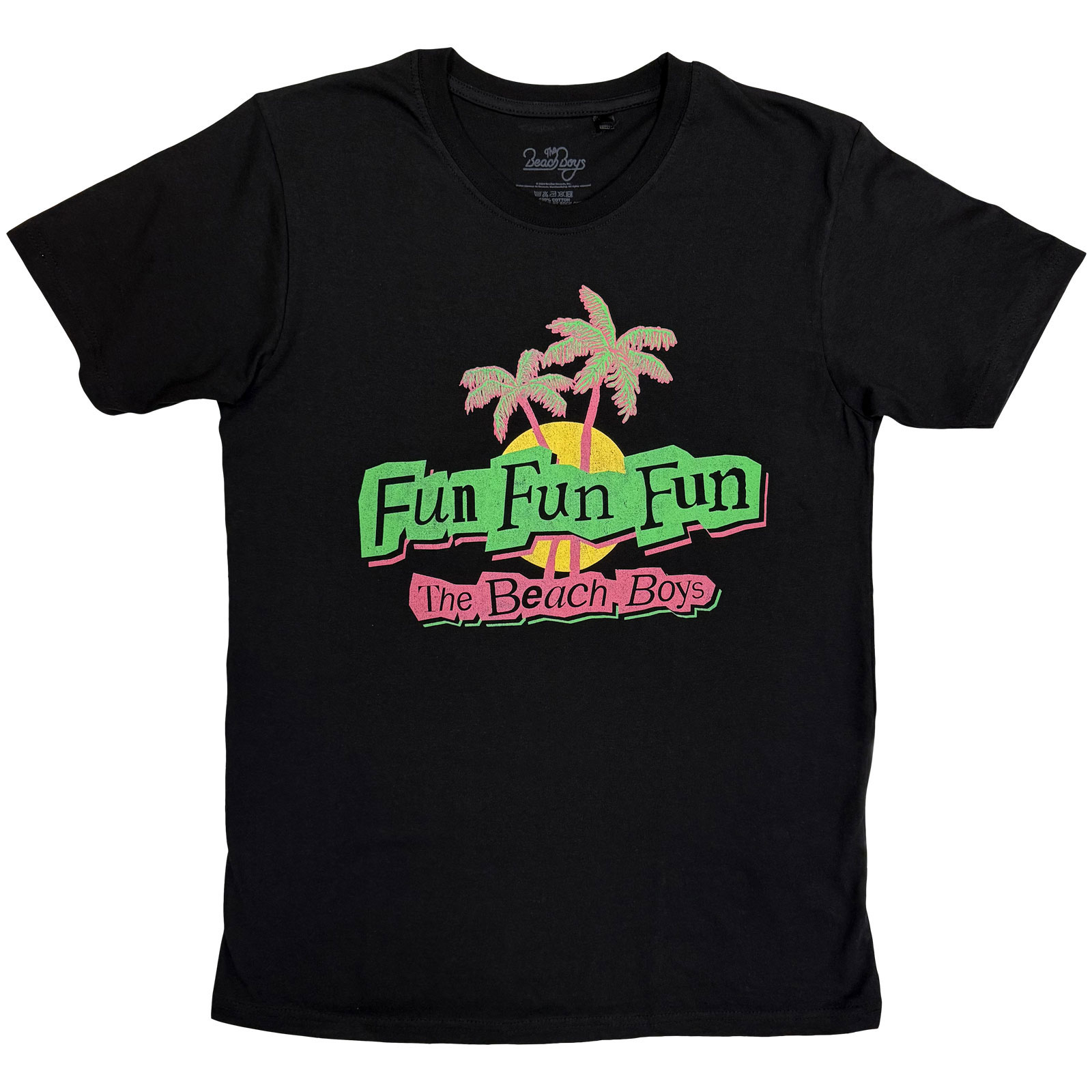 Tričko The Beach Boys - Fun, Unisex,Čierna,XXL