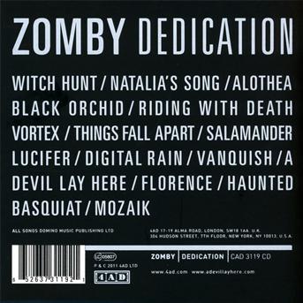 CD Zomby - DEDICATION