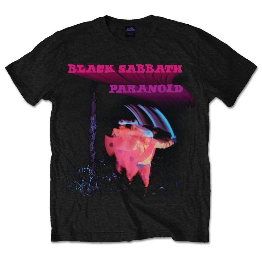 Tričko Black Sabbath - Paranoid Motion Trails, Unisex,Čierna,L