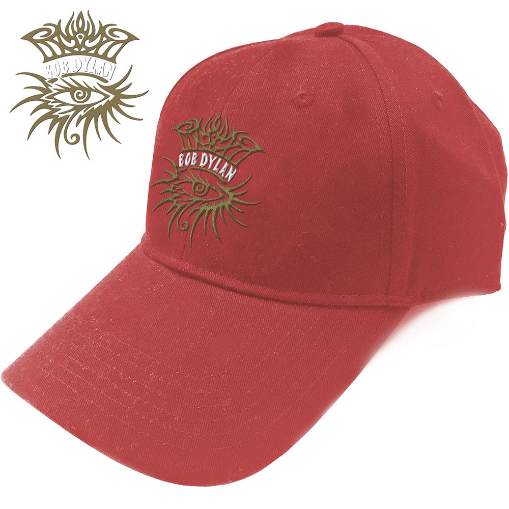 Šiltovka Bob Dylan - Eye Icon, Unisex,Červená,Univerzálna