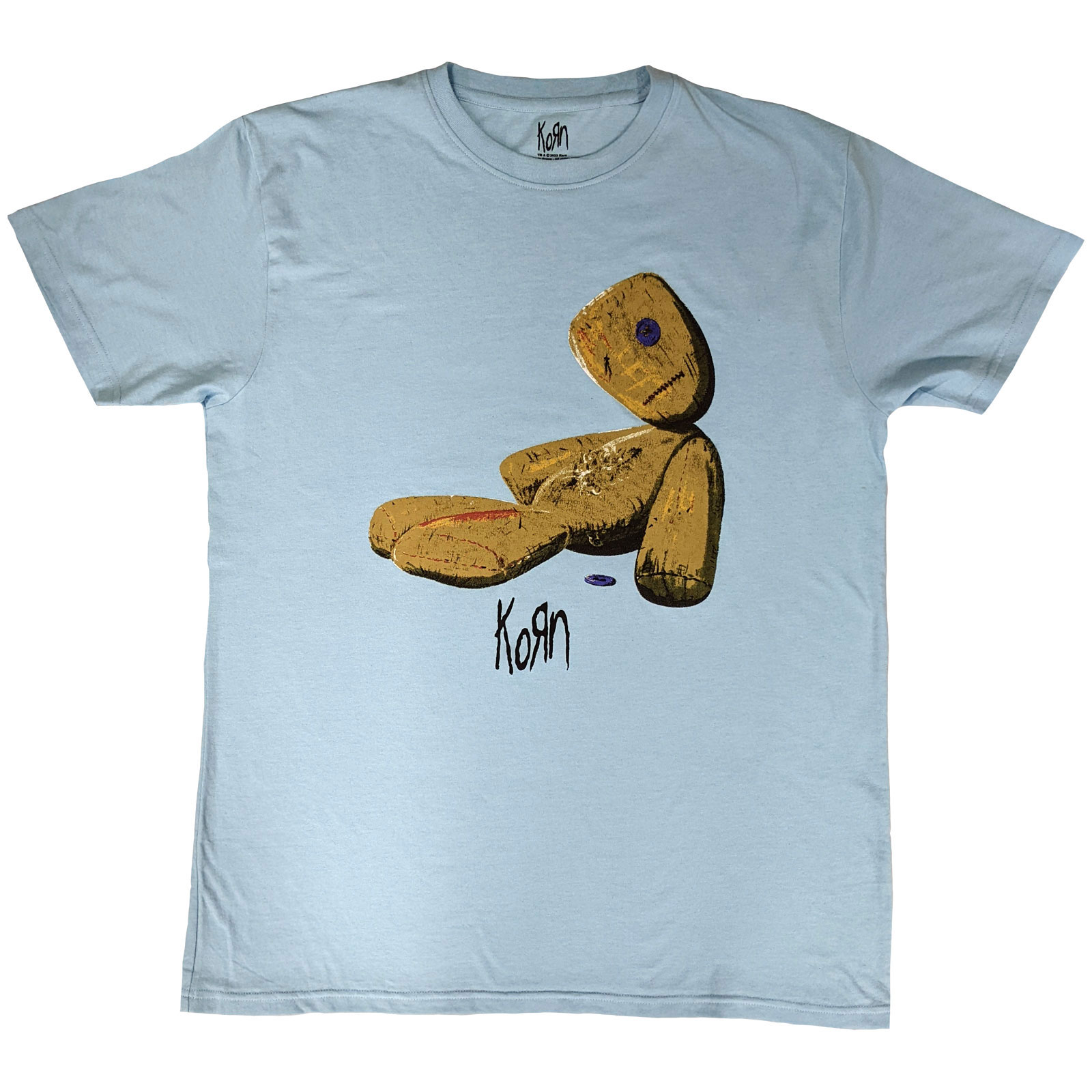 Tričko Korn - Issues Doll, Unisex,Modrá,XXL