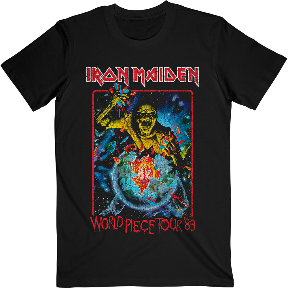 Tričko Iron Maiden - World Piece Tour '84 V.1., Unisex,Čierna,XXL