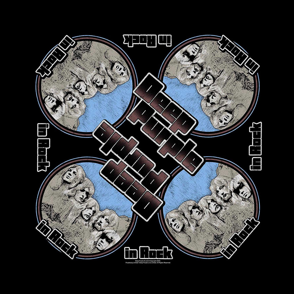 Šatka Deep Purple - In Rock, Unisex,Čierna,Univerzálna