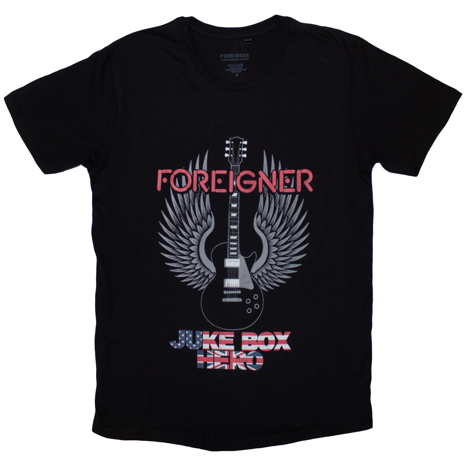 Tričko Foreigner - Juke Box Hero, Unisex,Čierna,XXL
