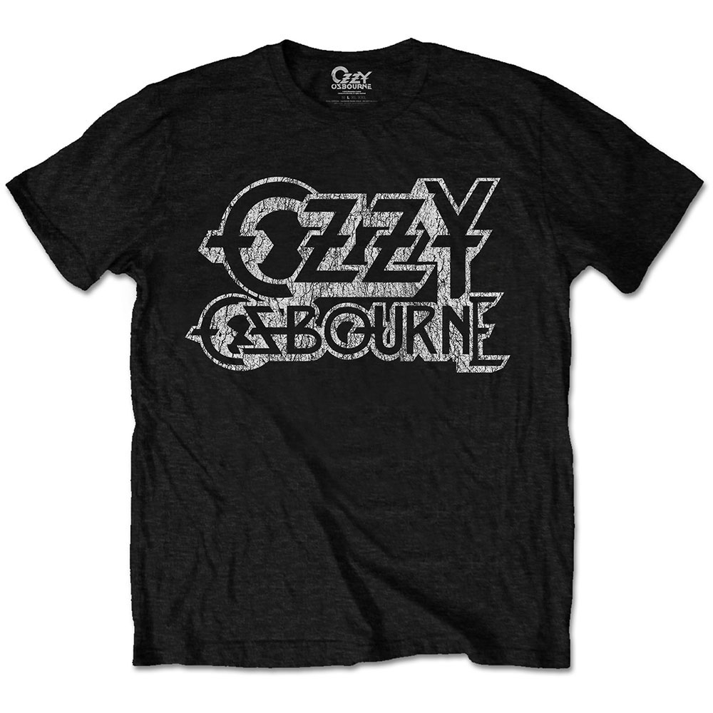 Tričko Ozzy Osbourne - Vintage Logo, Unisex,Čierna,M