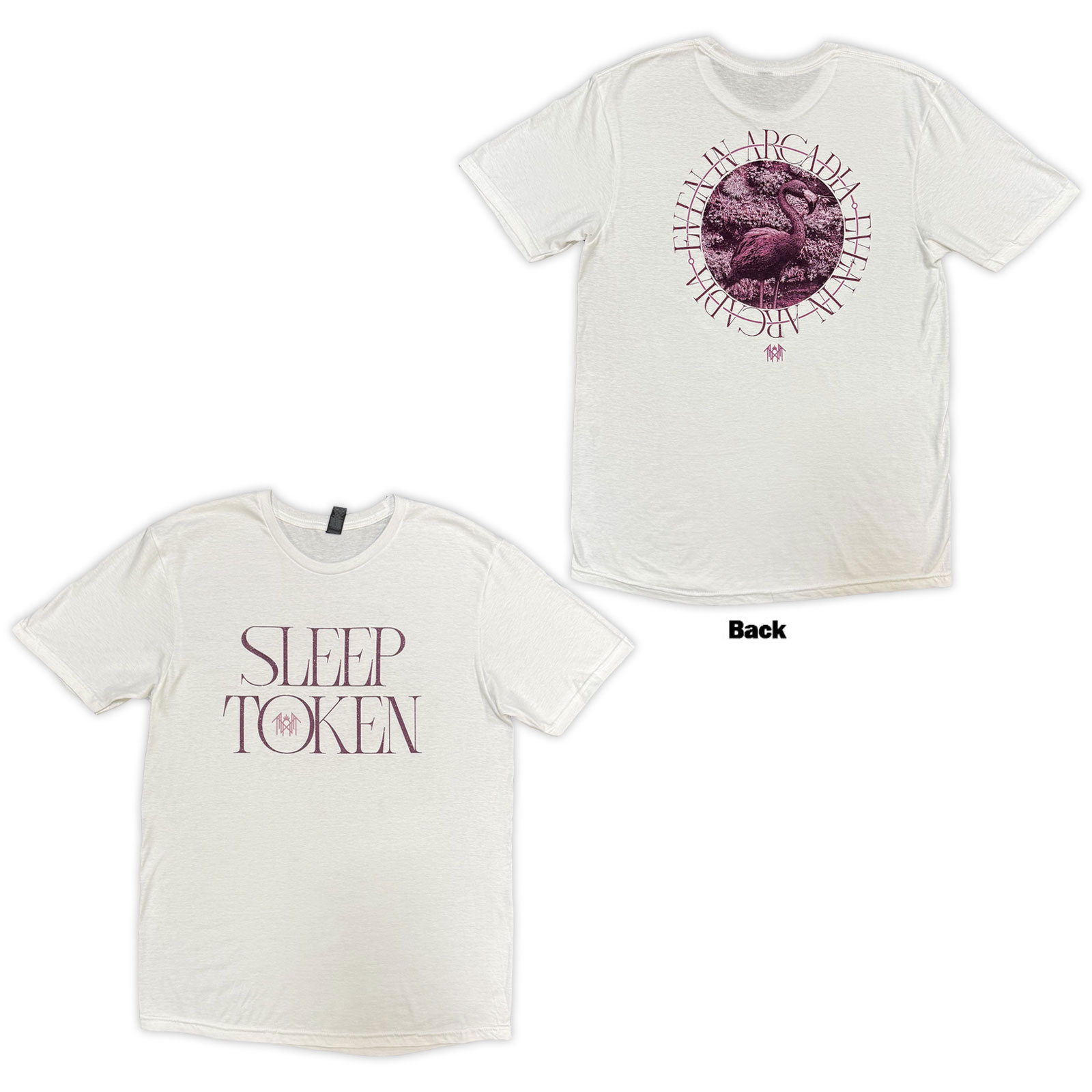 Tričko Sleep Token - Flamingo Circle, Unisex,Biela,XXL