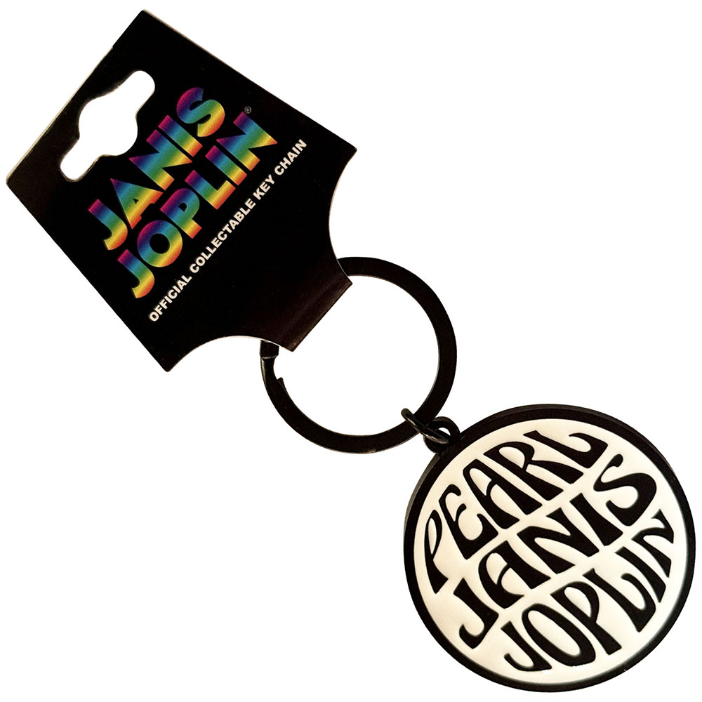 Kľúčenka Janis Joplin - Pearl Emblem Mono