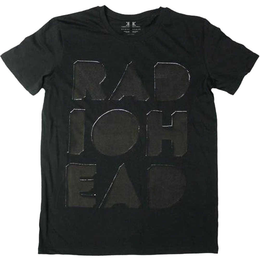 Tričko Radiohead - Note Pad, Muž,Čierna,S