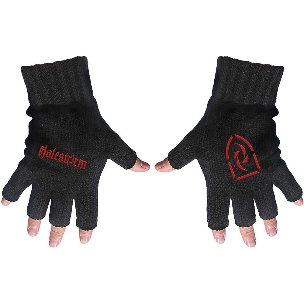 Rukavice Halestorm - Logo, Unisex,Čierna,Univerzálna