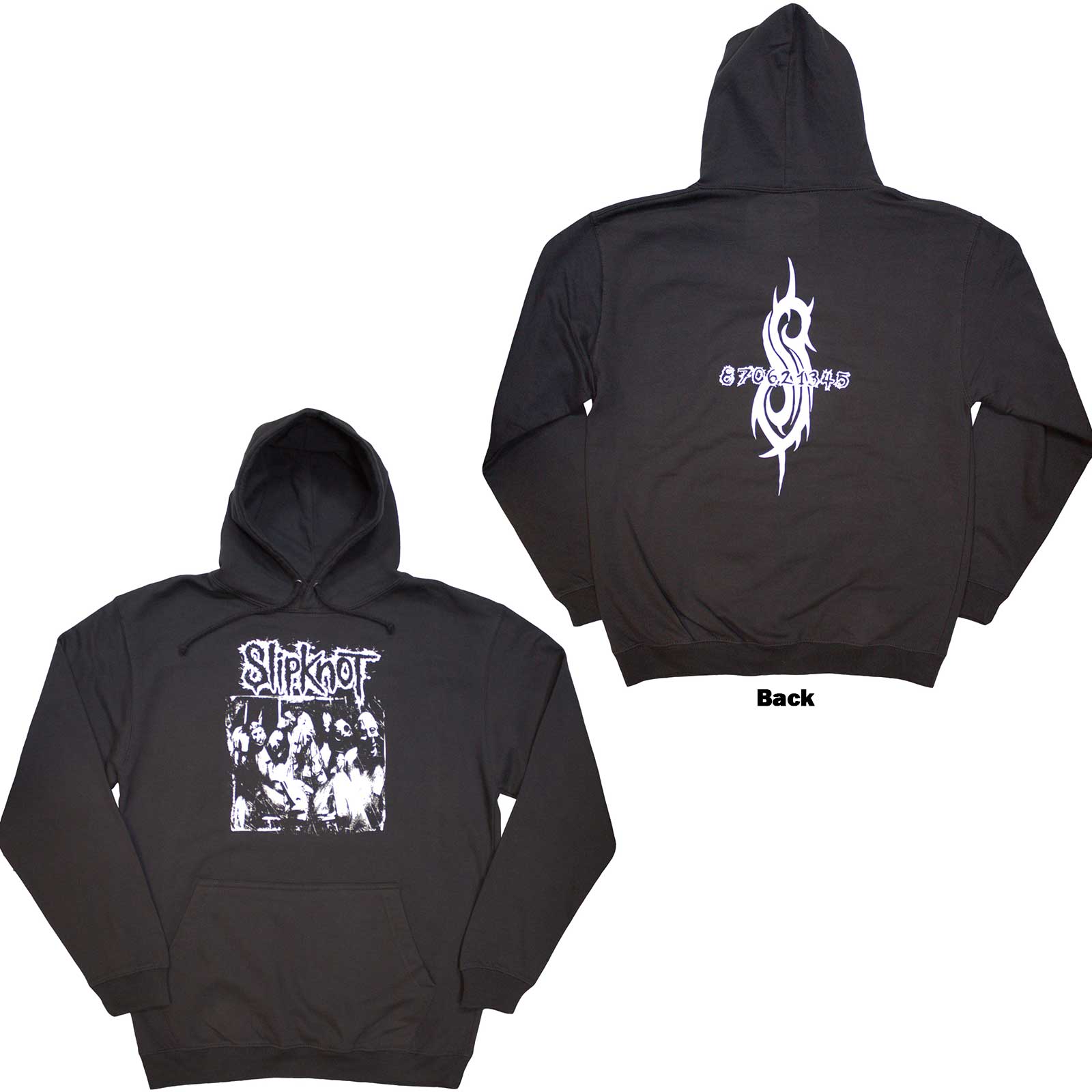 Mikina Slipknot - Album Splatter, Unisex,Šedá,XXL