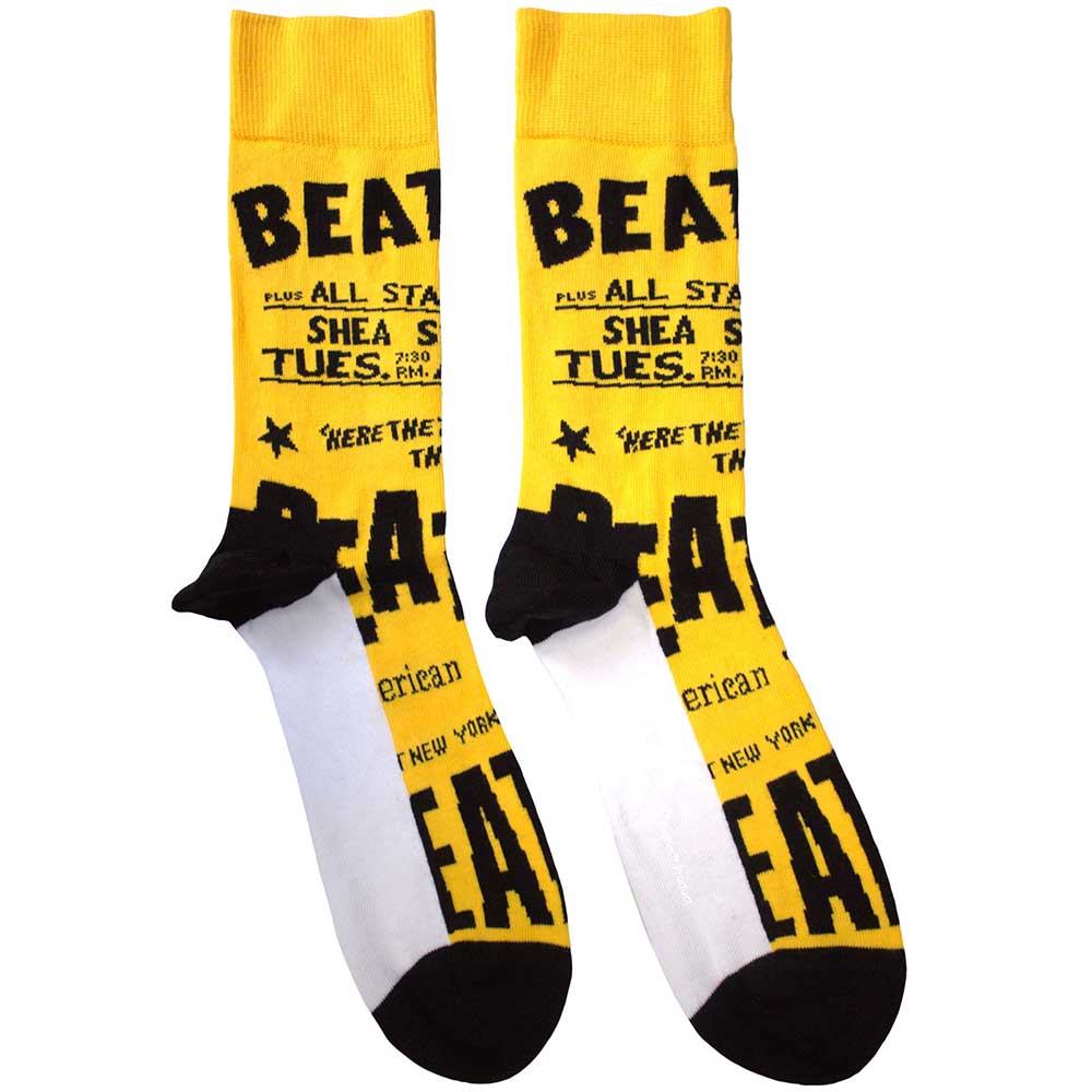 Ponožky The Beatles - USA, Unisex,Žltá,UK 7 - 11