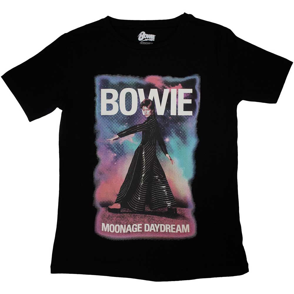 Tričko David Bowie - Moonage 11 Fade, Žena,Čierna,XXL