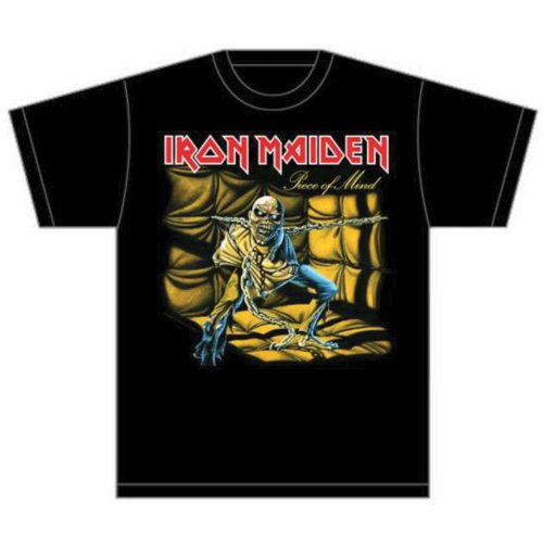 Tričko Iron Maiden - Piece of Mind, Unisex,Čierna,S