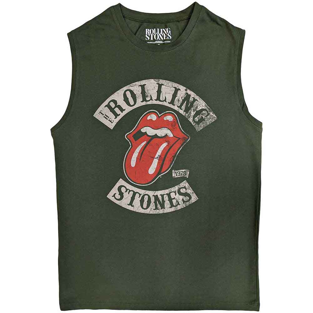 Tielko The Rolling Stones - Tour 78, Unisex,Zelená,XXL
