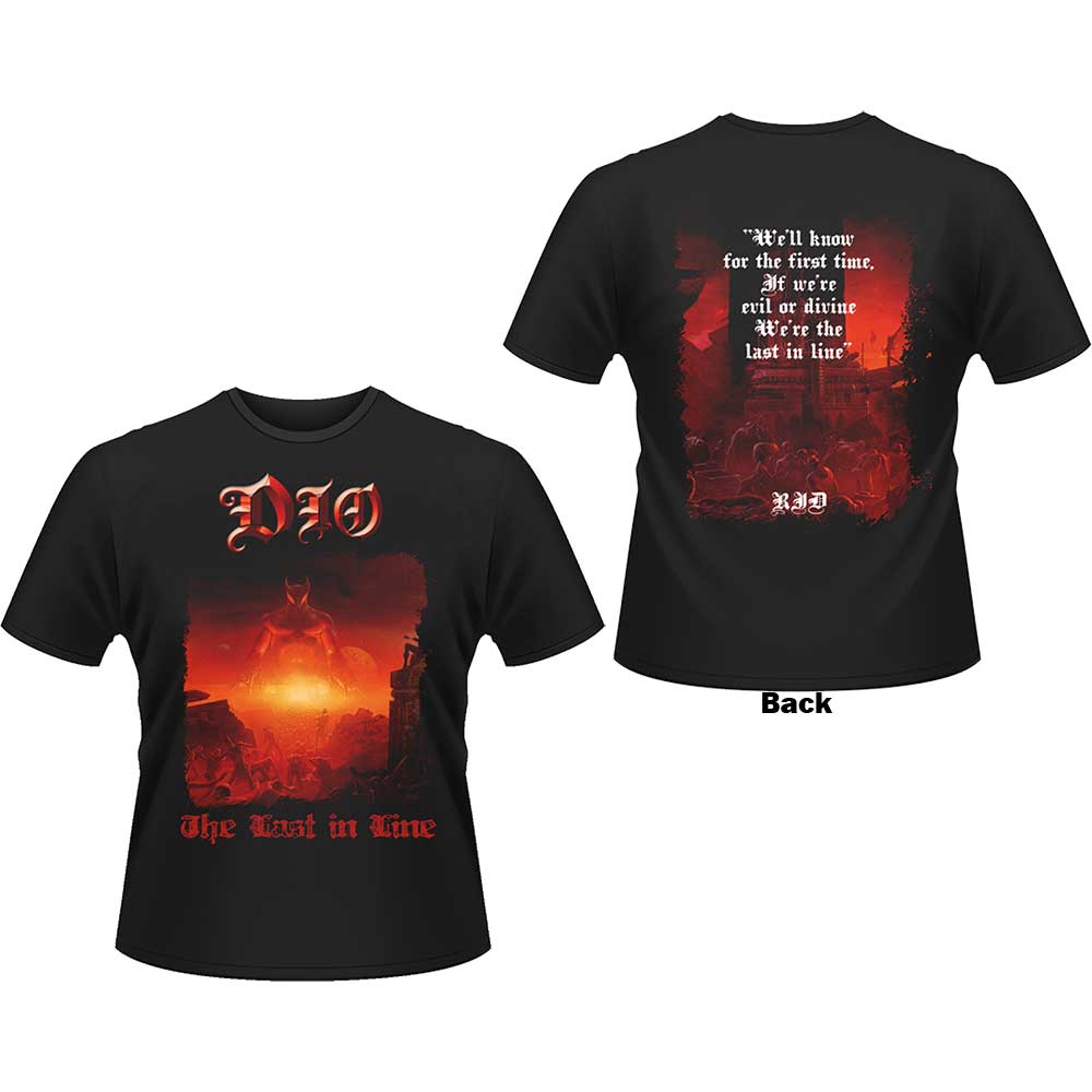 Tričko Dio - Last In Line, Unisex,Čierna,XXL