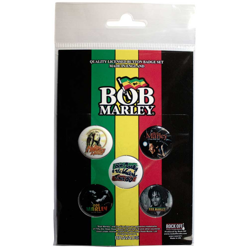 Odznak Bob Marley - Bob & The Wailers