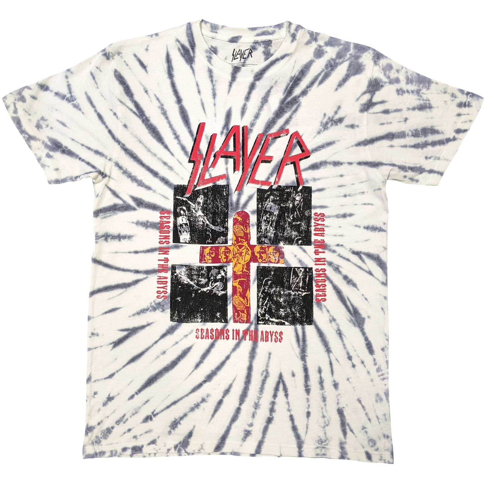 Tričko Slayer - Quad Seasons, Unisex,Biela,XXL