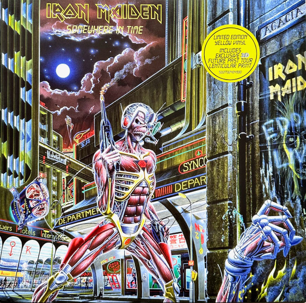 Vinyl Iron Maiden - Somewhere in Time (Yellow Vinyl)