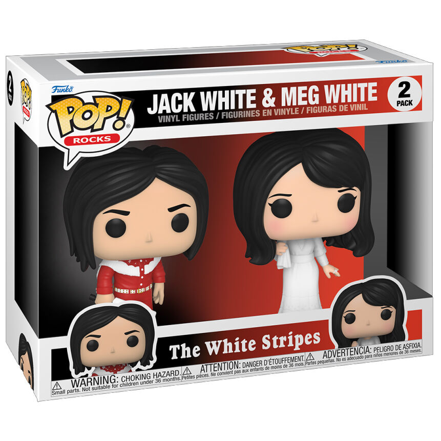 Figúrka The White Stripes - Funko POP! Rocks: Jack White & Meg White