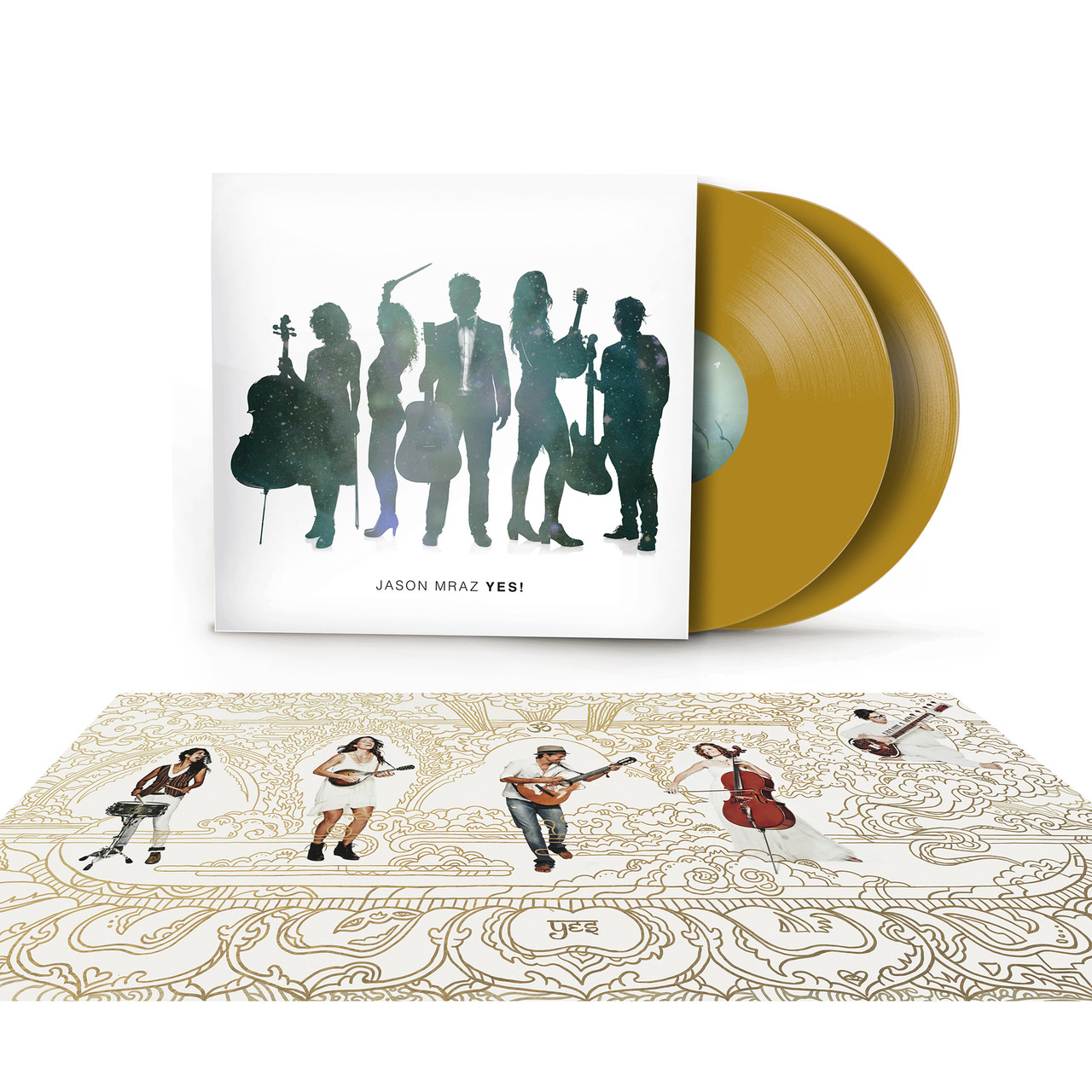 Vinyl Jason Mraz - Yes! (10th Anniversary Edition) (Gold Vinyl)