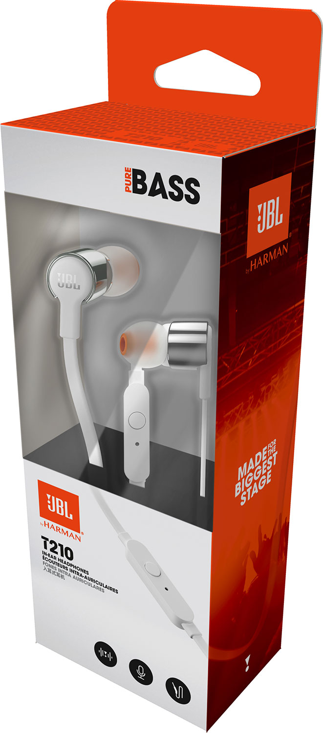 Slúchadlá JBL - JBL T210 Gray