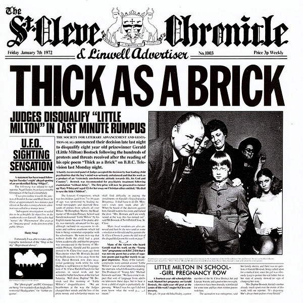 CD Jethro Tull - Thick As A Brick (The 2012 Steven Wilson Stereo Remix)