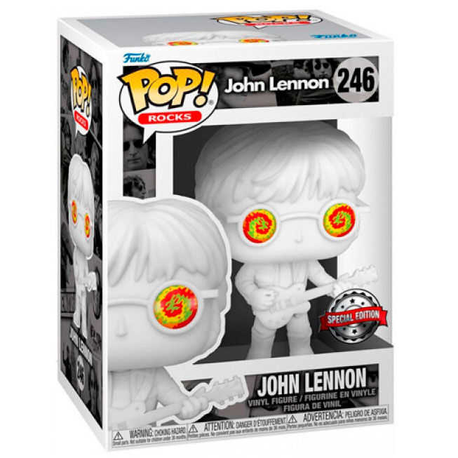 Figúrka John Lennon - Funko POP! Rocks: John Lennon with Psychedelic Shades Exclusive