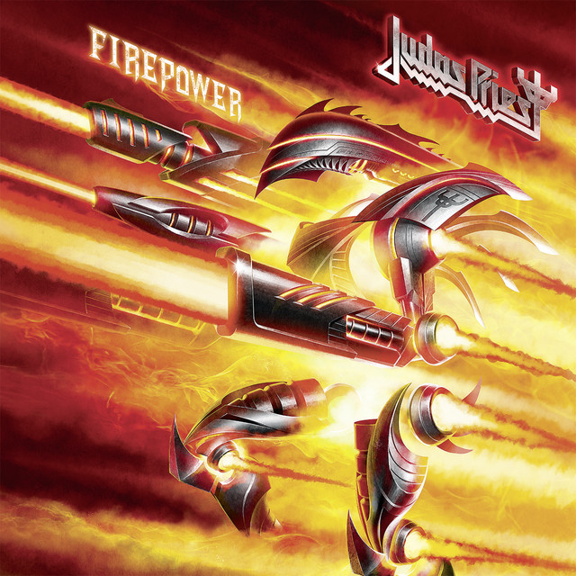 Vinyl Judas Priest - Firepower (Black/Transparent Swirl Vinyl)