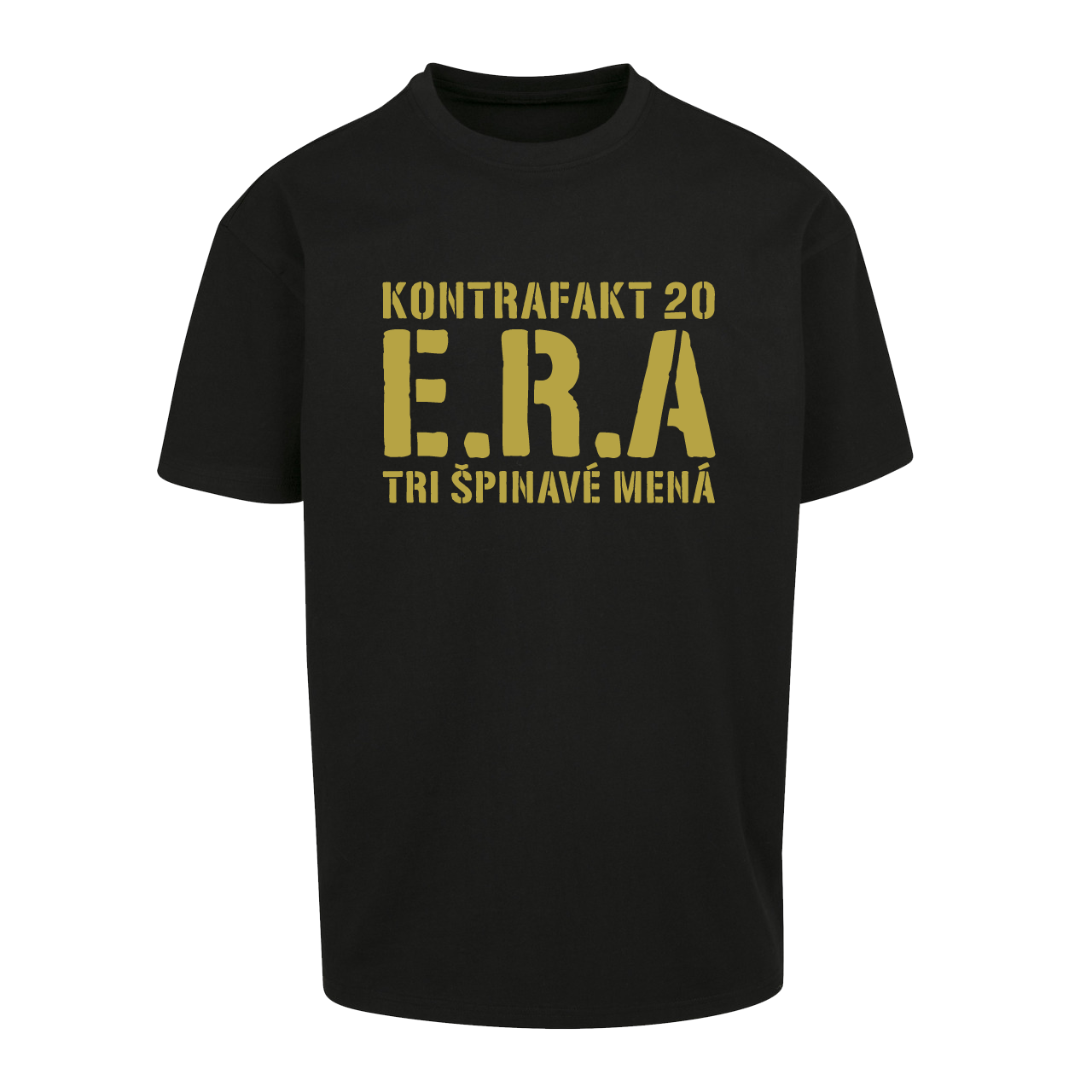 Tričko Kontrafakt - Tri Špinavé Mená, Muž,Čierna,XXL