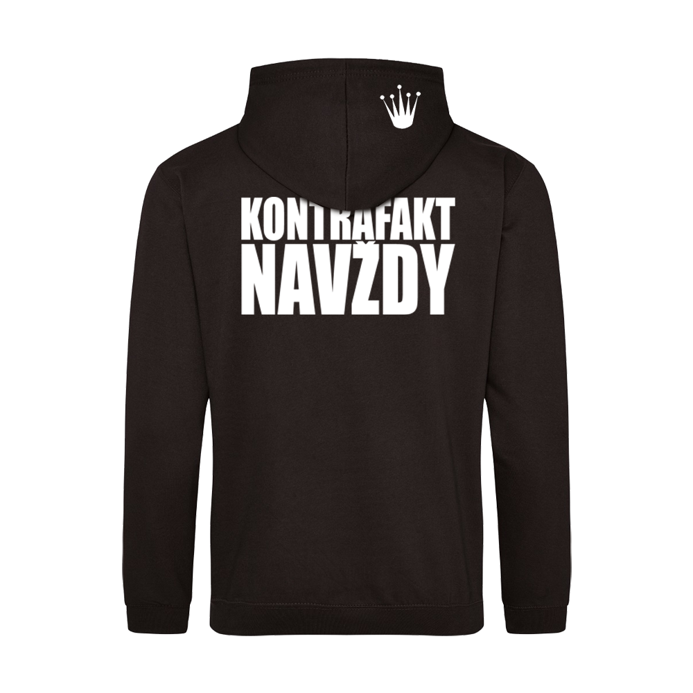 Mikina Kontrafakt - Navždy, Unisex,Black,S