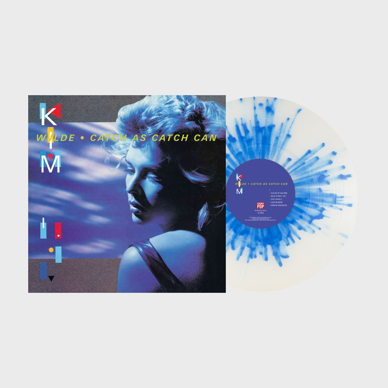 Vinyl Kim Wilde - Catch As Catch Can (Blue Splatter Vinyl)