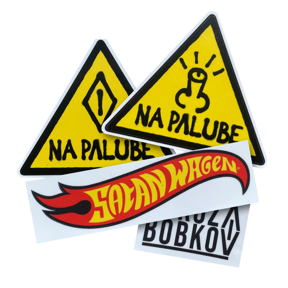 Nálepky Koza Bobkov - Stickerpack