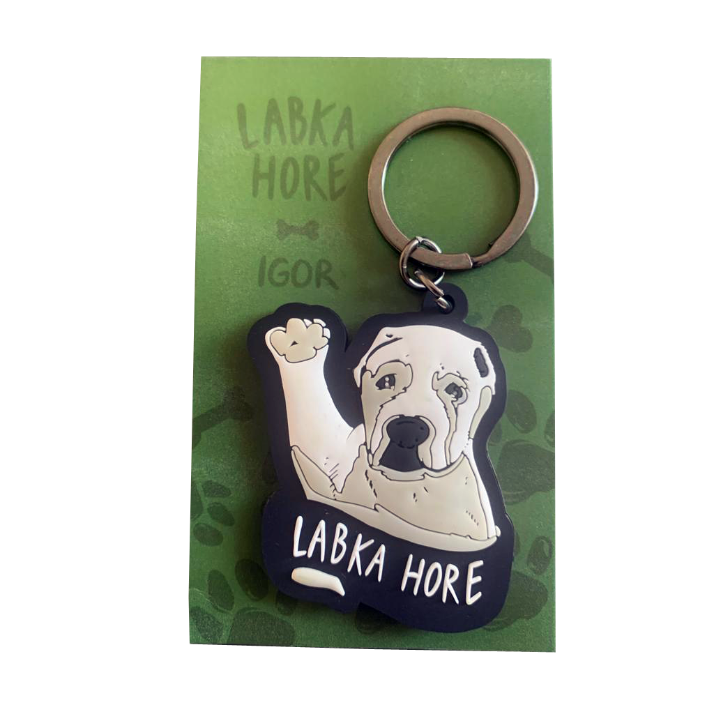 Kľúčenka Labka Hore - Igor