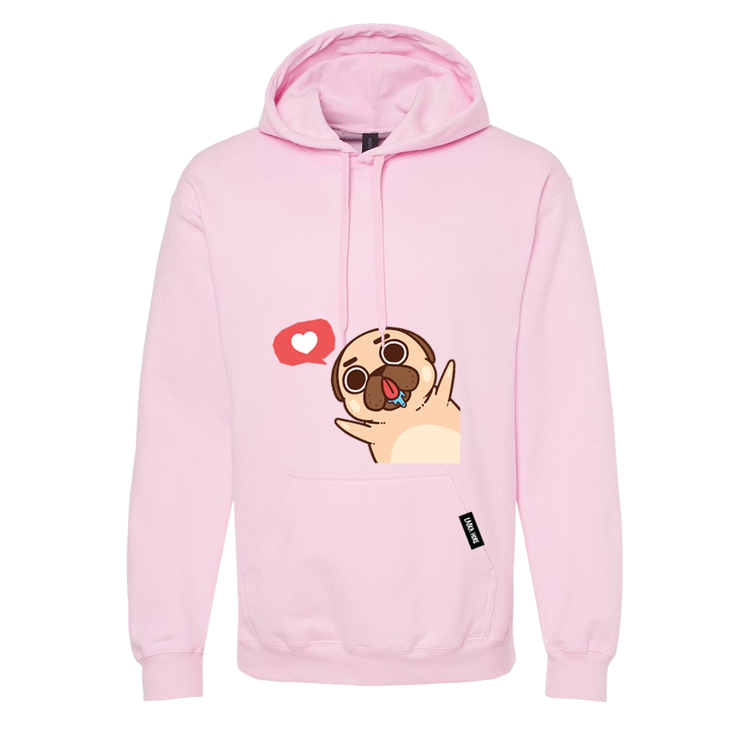 Mikina Labka Hore - Čo ťa nezabije, to ťa posliní, Unisex,Ružová,3XL