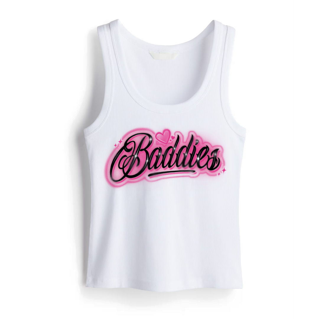 Tielko Laris Diam - Baddies, Žena,Biela,XL