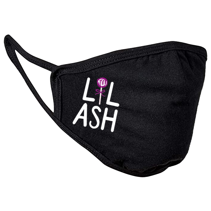 Rúško Lil Ash - Lollipop Face Mask, Unisex,Čierna,Univerzálna