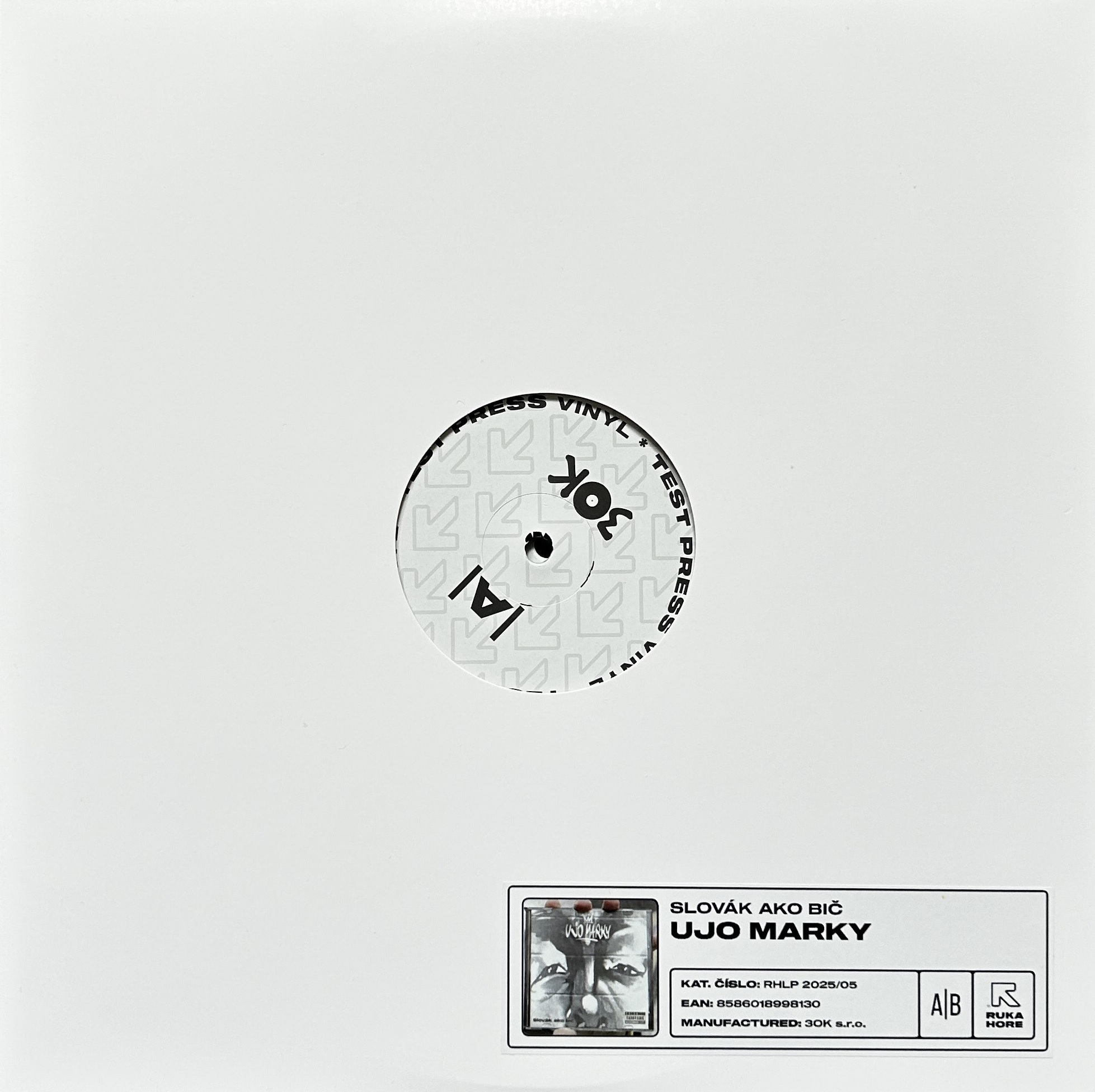 Vinyl Marek6.59 - Ujo Marky - Slovák Ako Bič (Testpress)