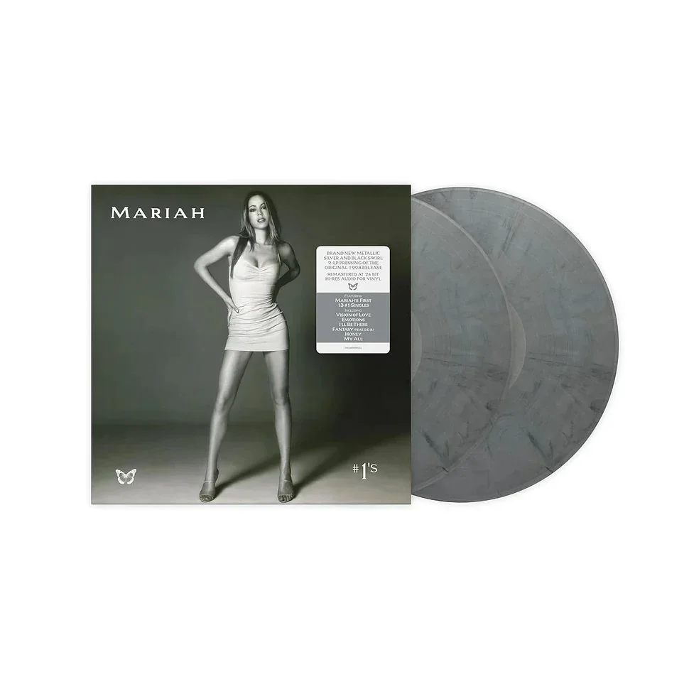 Vinyl Mariah Carey - #1's (Metallic & Black Swirl Vinyl)