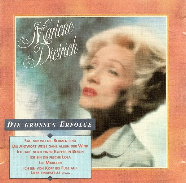 CD Marlene Dietrich - Die Großen Erfolge